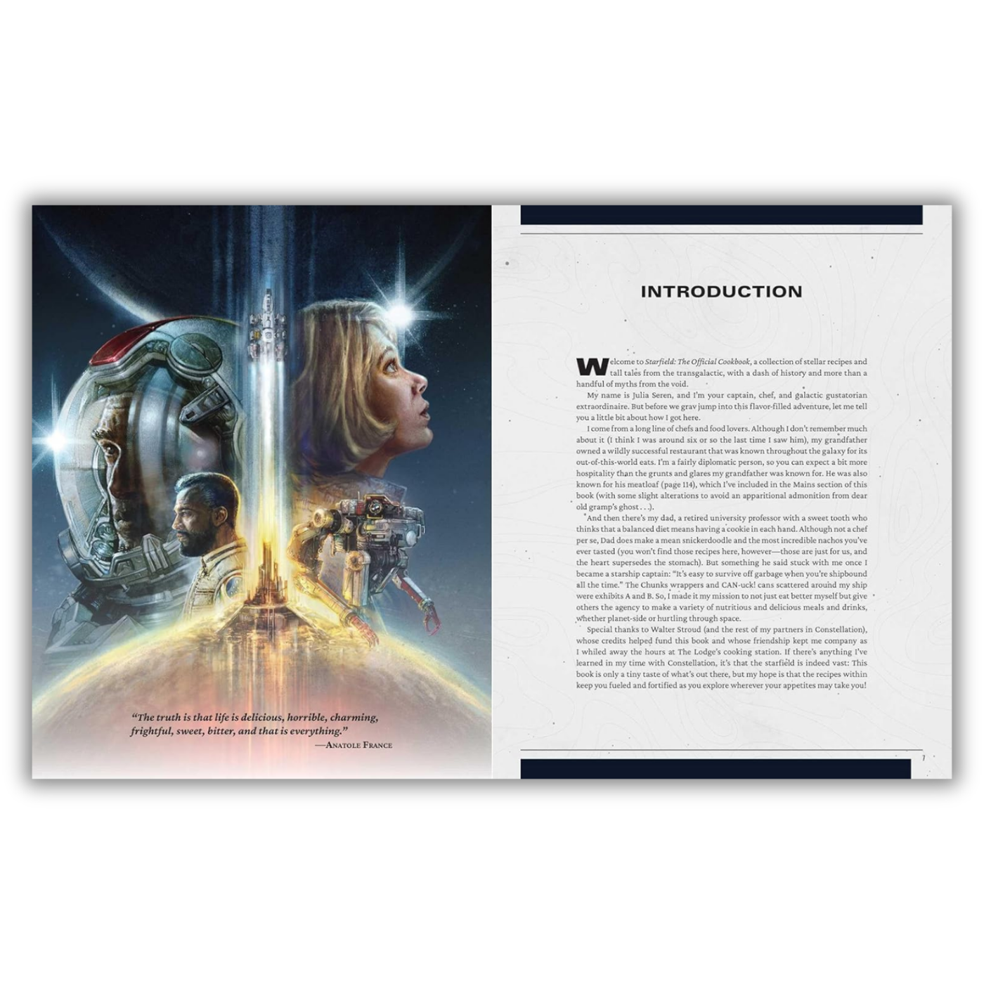 Introduction of Starfield: The Official Cookbook: Recipes From Across the Galaxy
