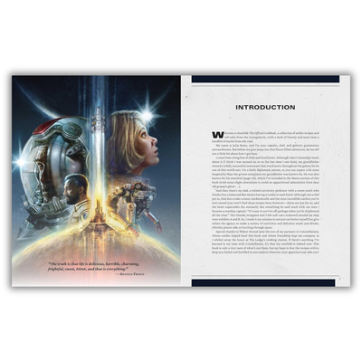 Introduction of Starfield: The Official Cookbook: Recipes From Across the Galaxy
