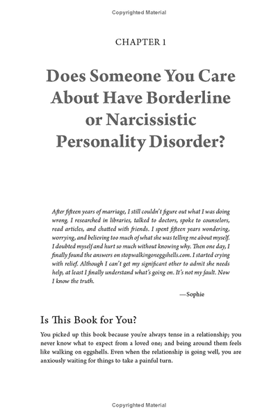 Stop Walking on Eggshells: Taking Your Life Back When Someone You Care About Has Borderline Personality Disorder (Spiral Bound)