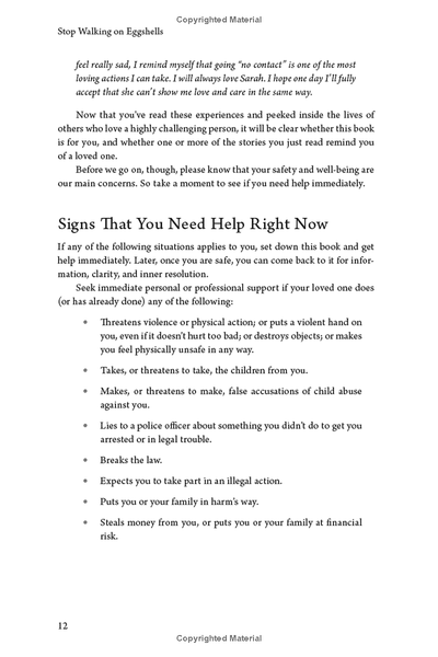Stop Walking on Eggshells: Taking Your Life Back When Someone You Care About Has Borderline Personality Disorder (Spiral Bound)