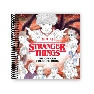 Front Cover of Stranger Things: The Official Coloring Book