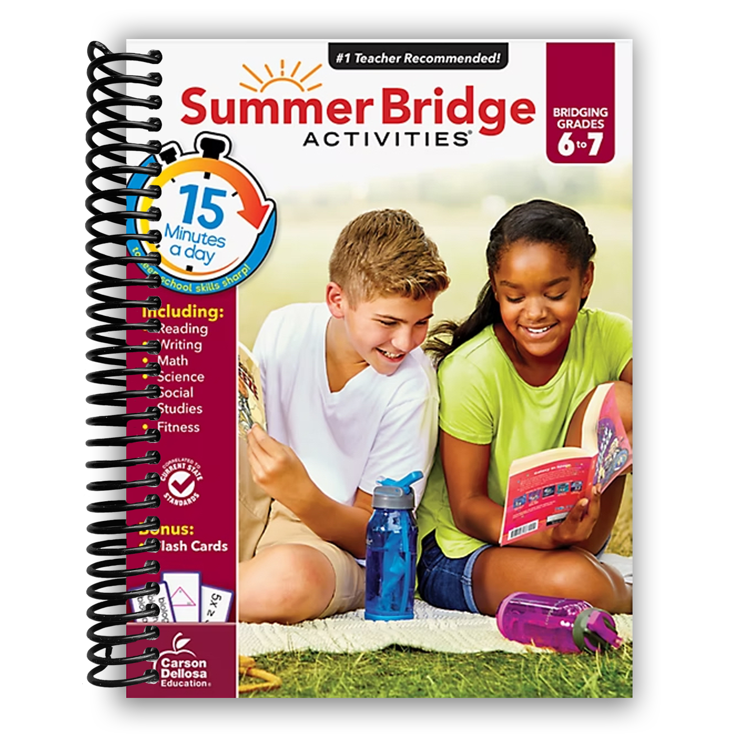 Summer Bridge Activities 6th to 7th Grade Workbooks, Math, Reading Com ...