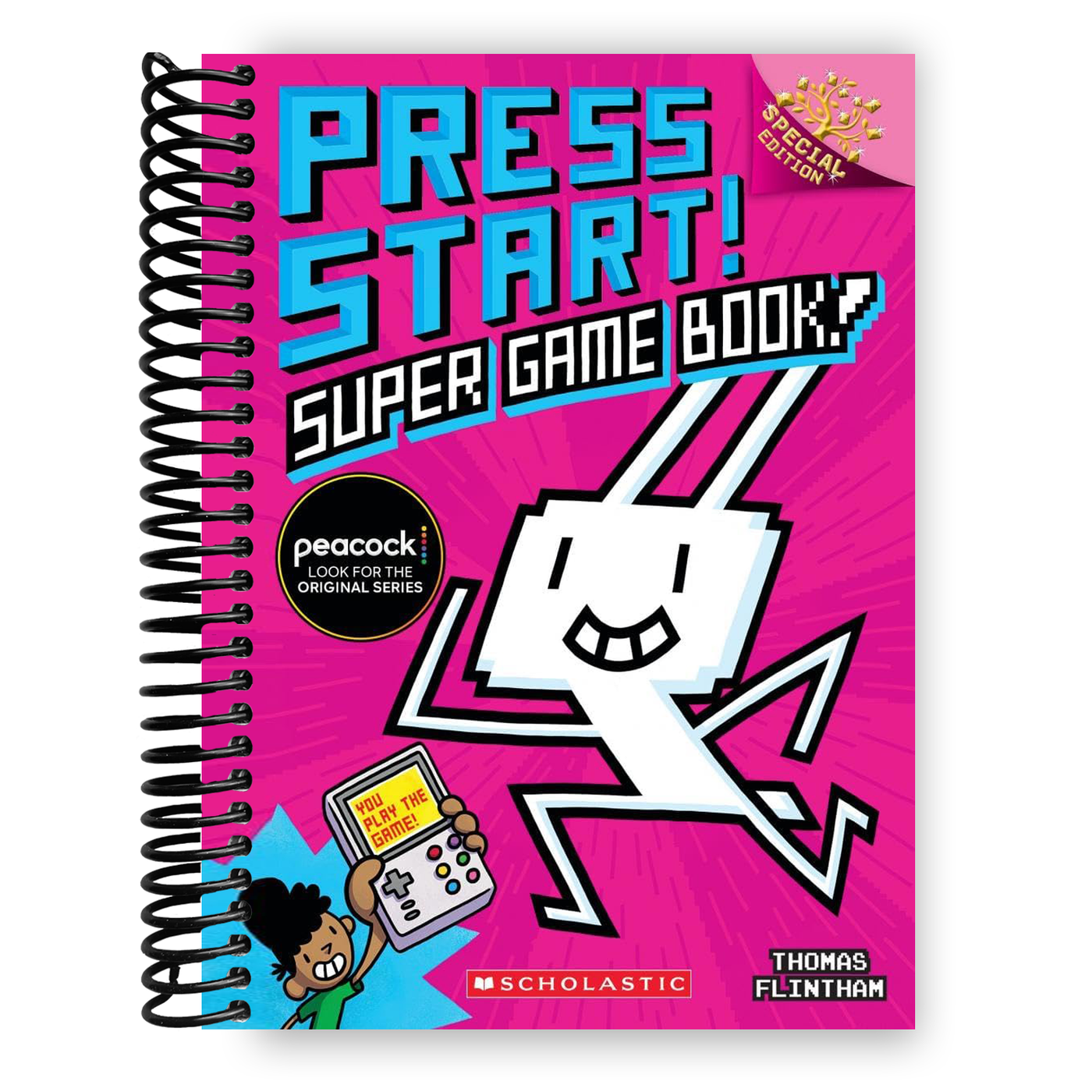 Super Game Book: Press Start (Spiral Bound)