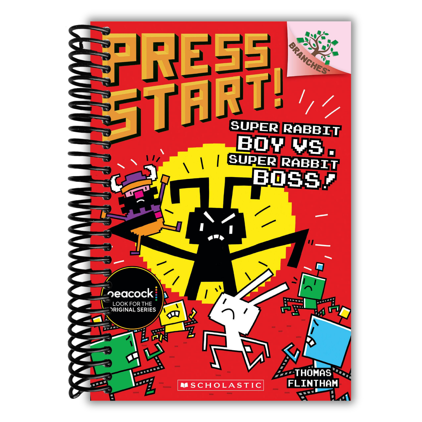 Super Rabbit Boy vs. Super Rabbit Boss!: A Branches Book (Press Start! #4) (4)