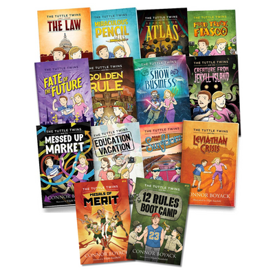 Tuttle Twins 12 Book Combo Pack – Includes The First Twelve Books By Conner Boyack And Illustrated by Elijah Stanfield – Libertas Institute