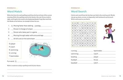 Puzzles 11 and 12: Word Match and Word Search