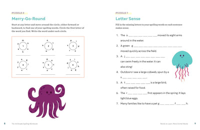 Puzzles 6 and 7: Merry-Go-Round & Letter Sense