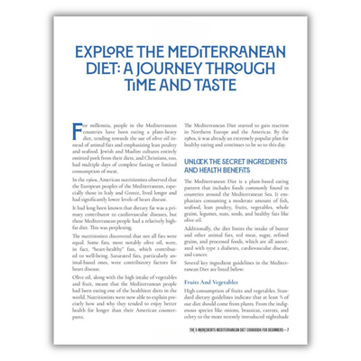 Explore the Mediterranean Diet: A Journey Through Time and Taste