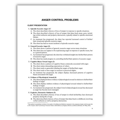 Page 3: Anger Control Problems