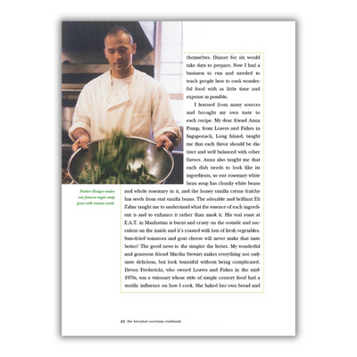 inside page of The Barefoot Contessa Cookbook