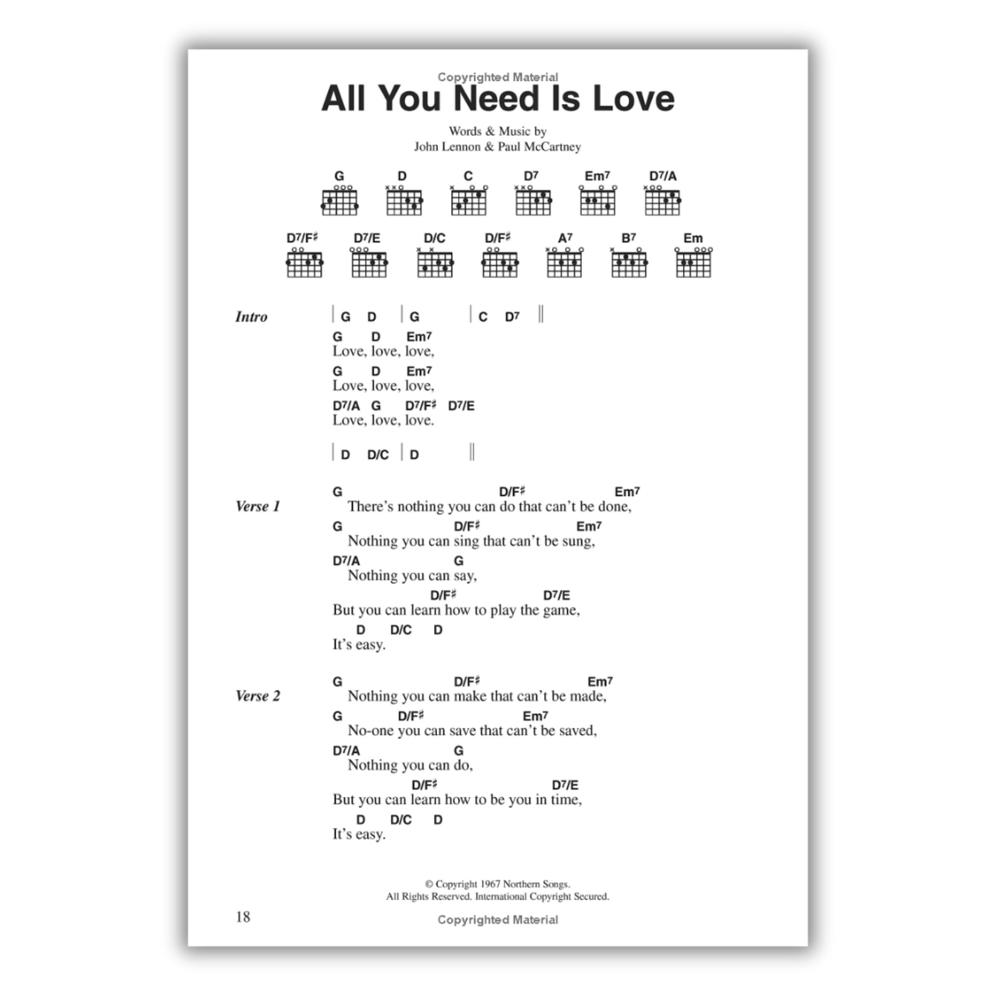 The Beatles Complete Chord Songbook (Spiral Bound)