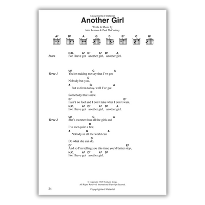 The Beatles Complete Chord Songbook (Spiral Bound)