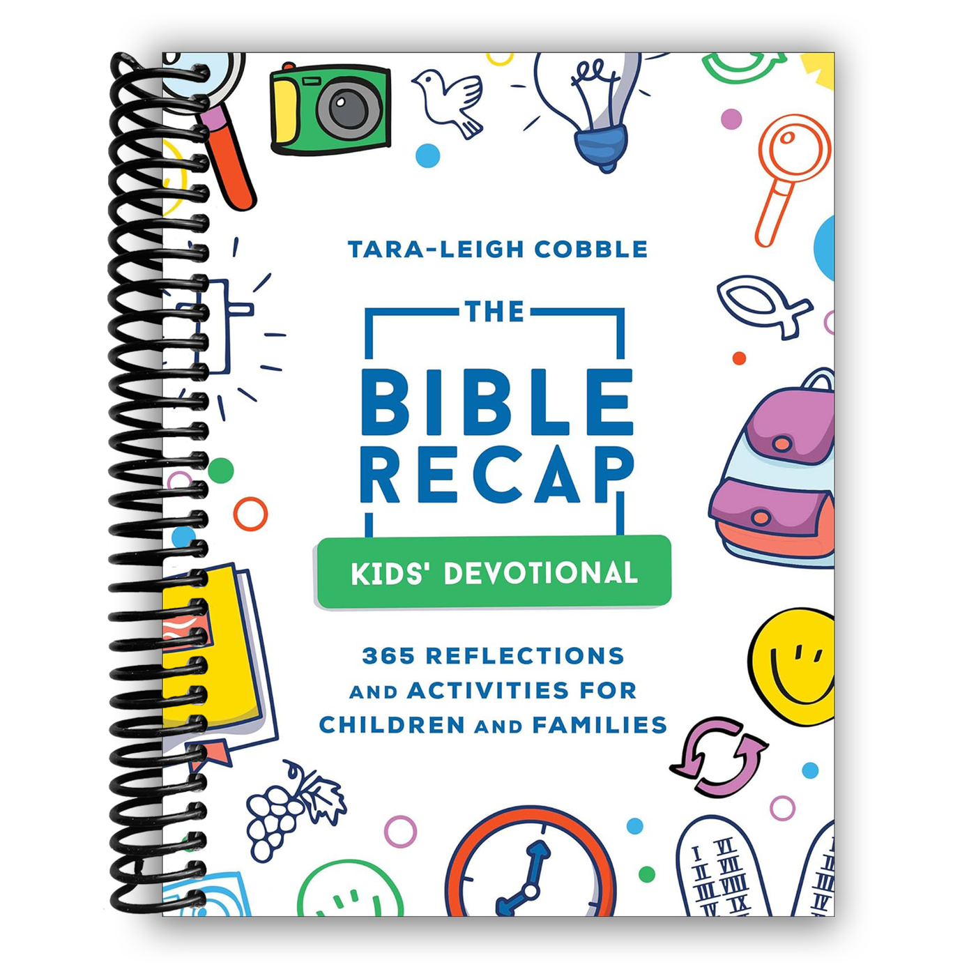 Front Cover of The Bible Recap Kids' Devotional: 365 Reflections and Activities for Children and Families