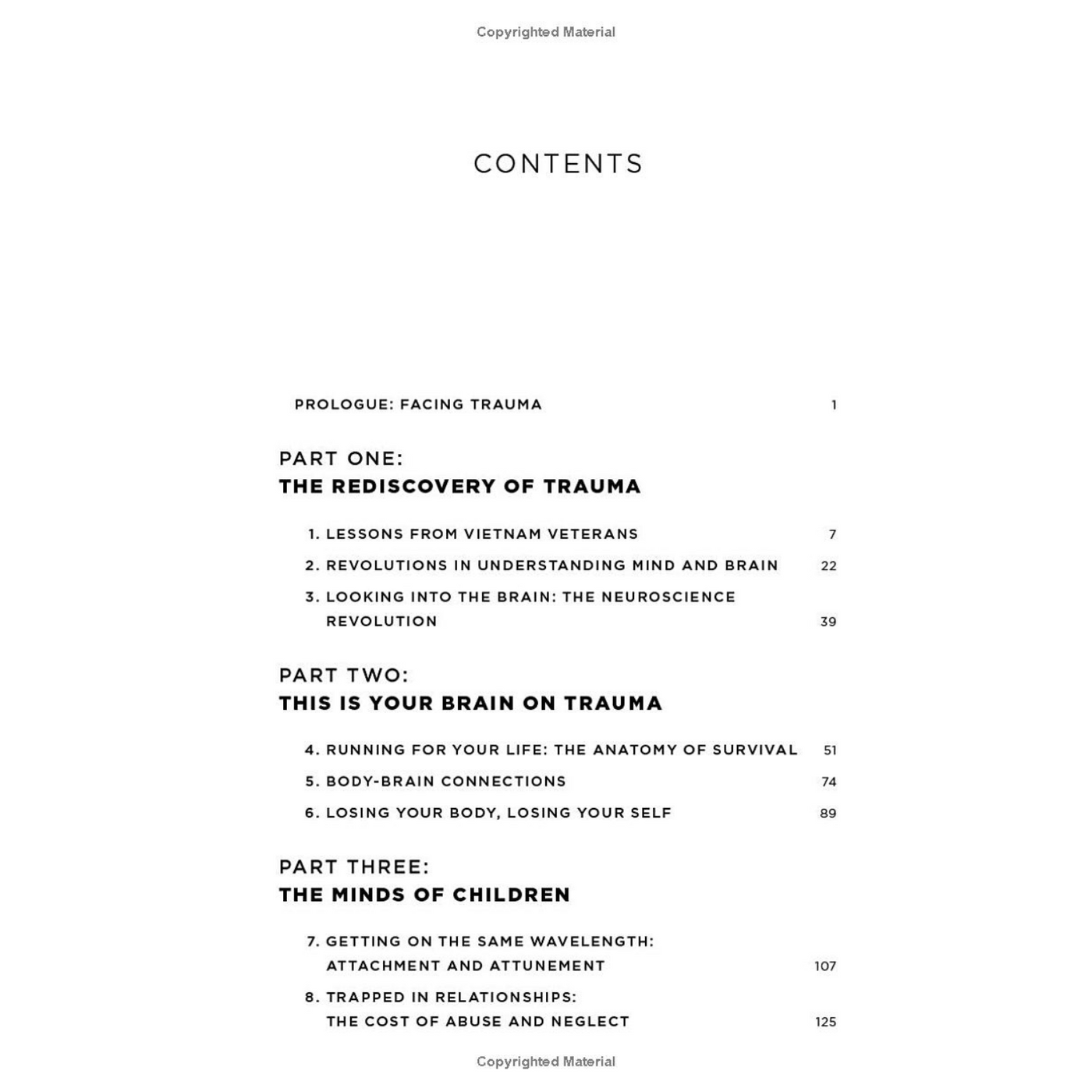 Table of Contents