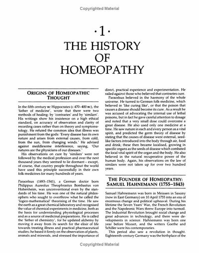 History of Homeopathy