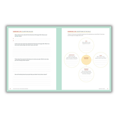 inside page of The Motivational Interviewing Workbook