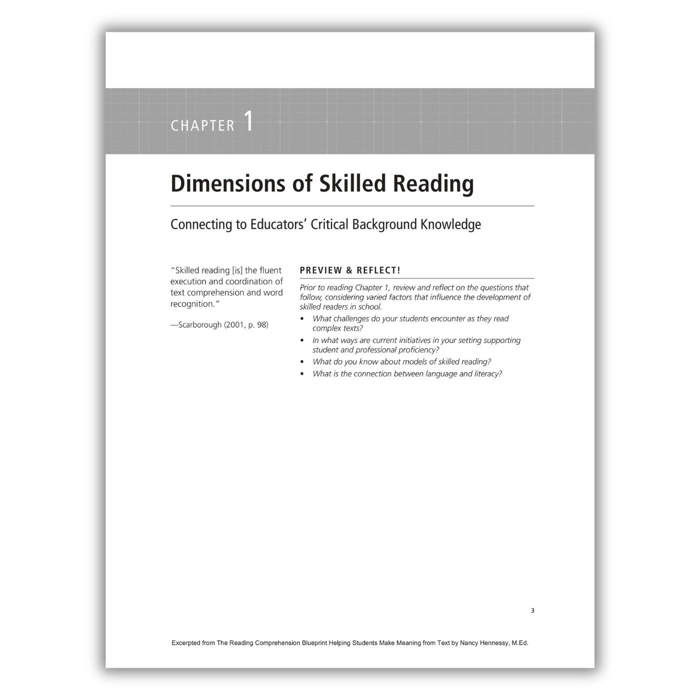 Detailed Reading Picture Example The Reading Comprehension Blueprint: Helping Students Make Meaning fro ...