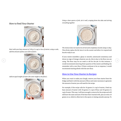 How to Feed Your Starter & How to Use Your Starter in Recipes