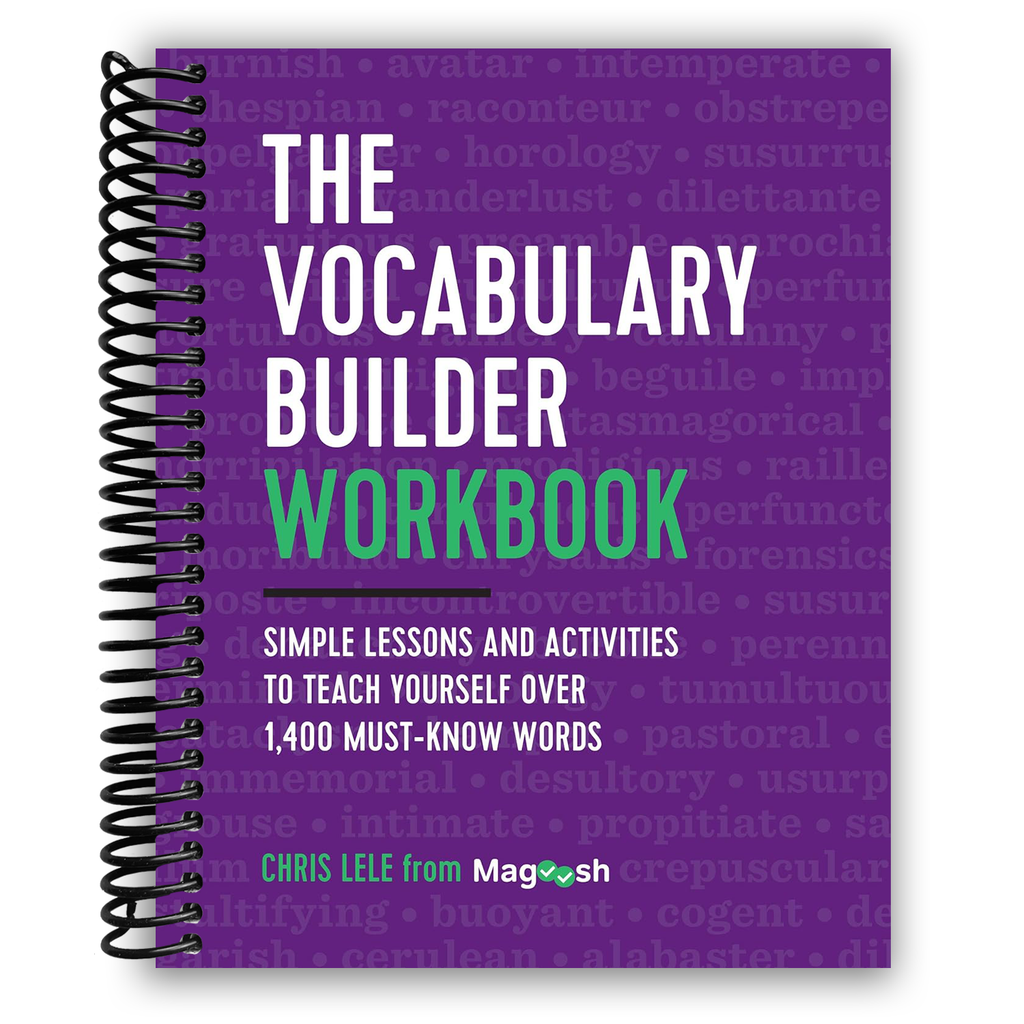 英語字彙力 The Vocabulary Builder Workbook The Vocabulary Builder Workbook (Spiral Bound) – Lay it Flat