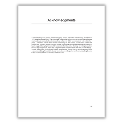 Acknowlegements