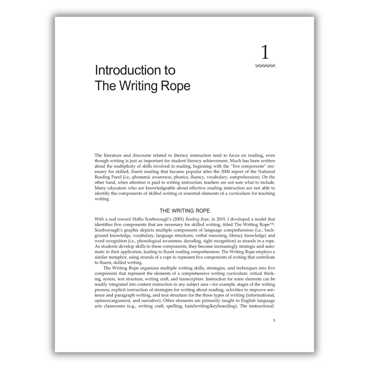 The Writing Rope Visual The Writing Rope: A Framework for Explicit Writing Instruction in All ...