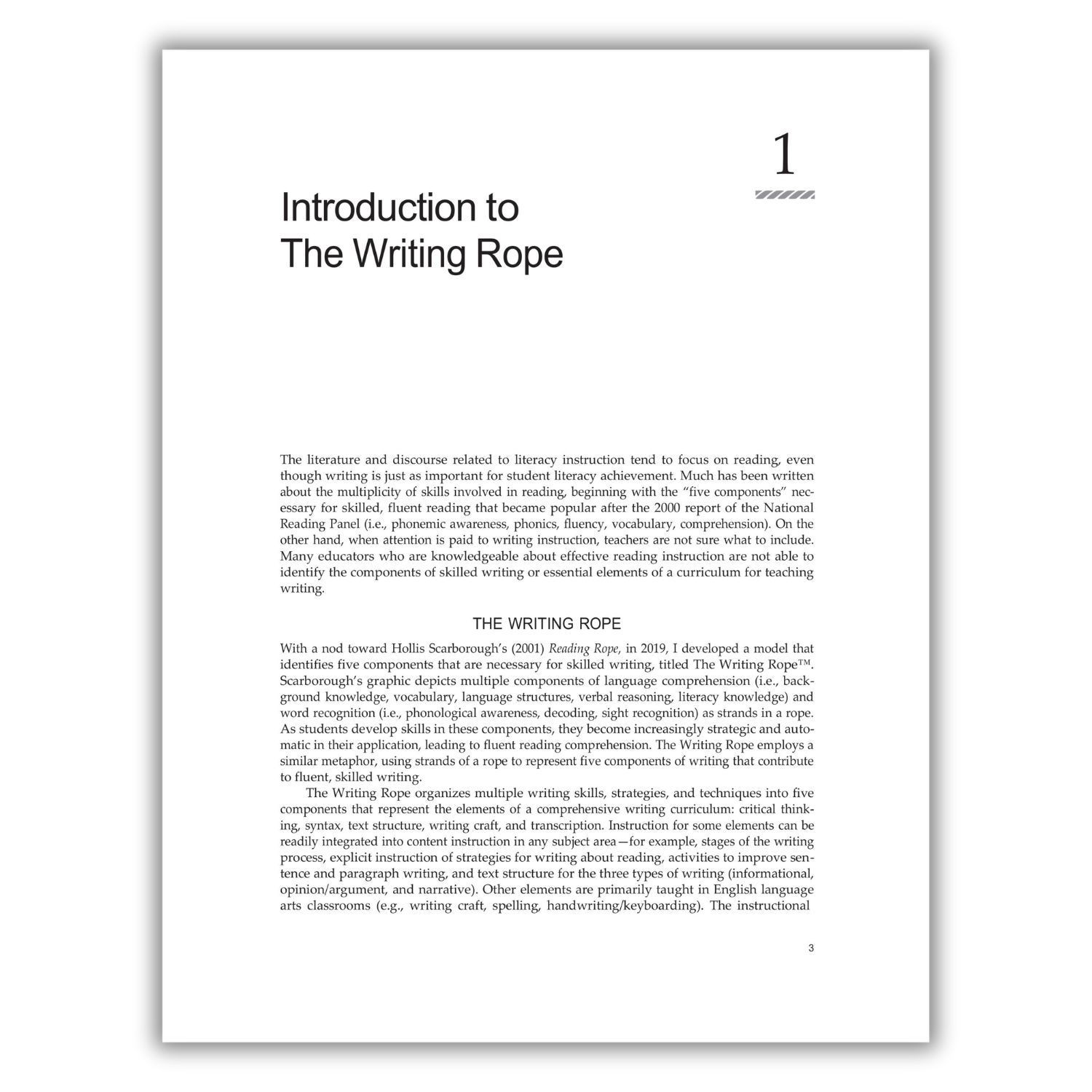 Text Structure Writing Rope The Writing Rope: A Framework for Explicit Writing Instruction in All ...