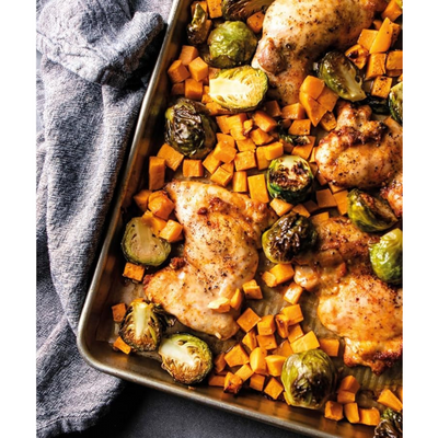 Sheet Pan Smoky Chicken with Roasted Veggies (Pic)