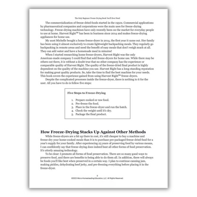 How Freeze-Drying Stacks Up Against Other Methods