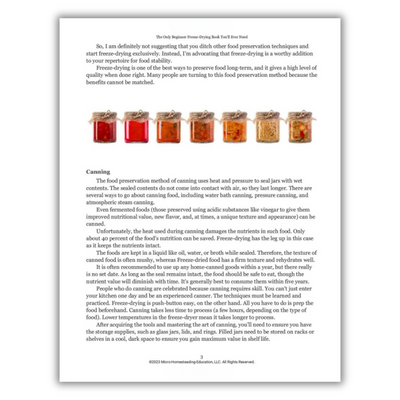 A Page on Canning (Preserving)