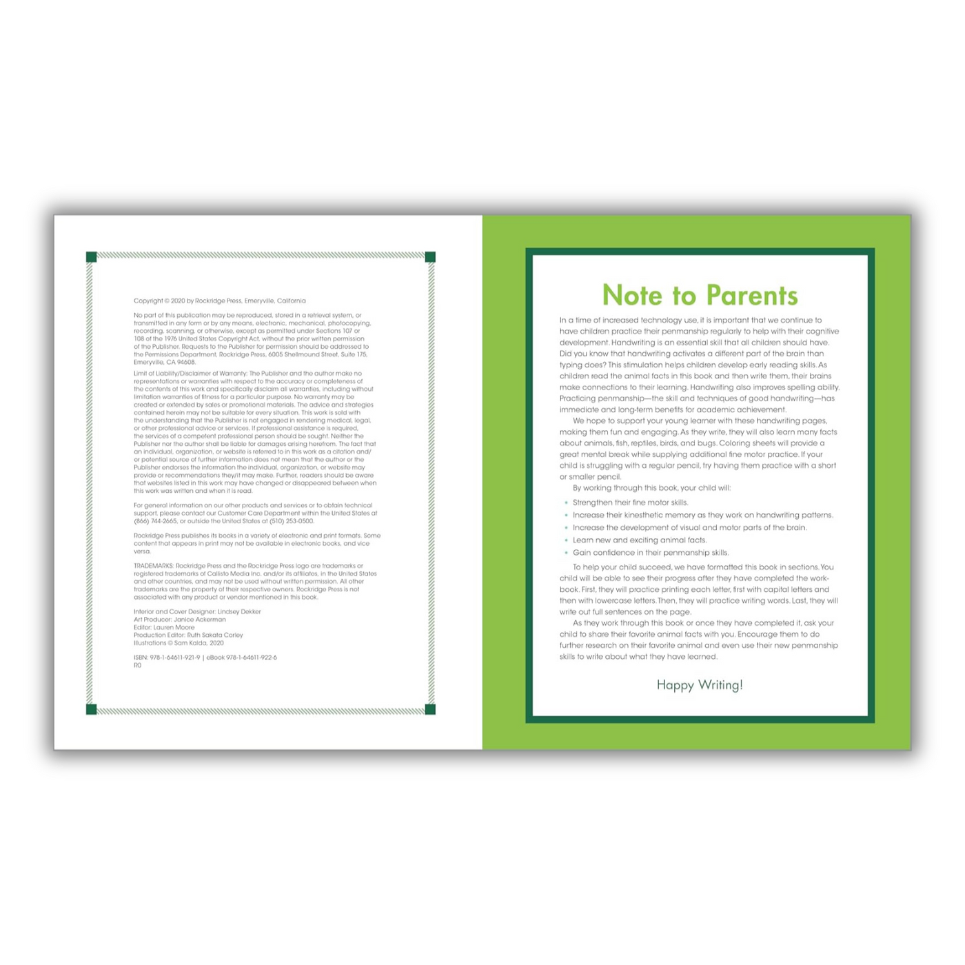 Note to Parents