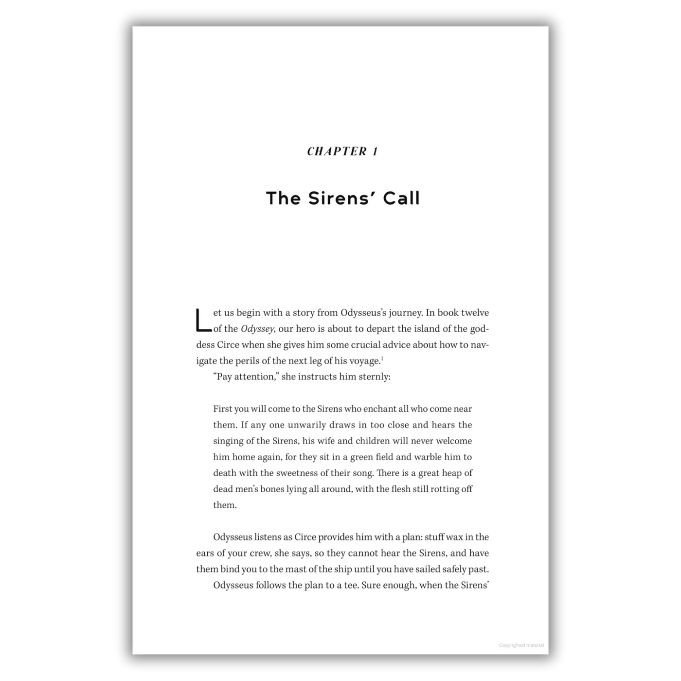 chapter 1 of The Sirens' Call: How Attention Became the World's Most Endangered Resource (Spiral Bound)