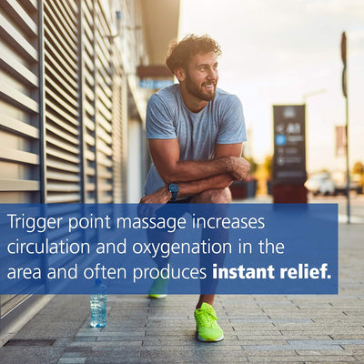 trigger point massage increases circulation and oxygenation in the area and often produces instant relief