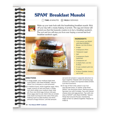 inside page of 
The Ultimate SPAM Cookbook