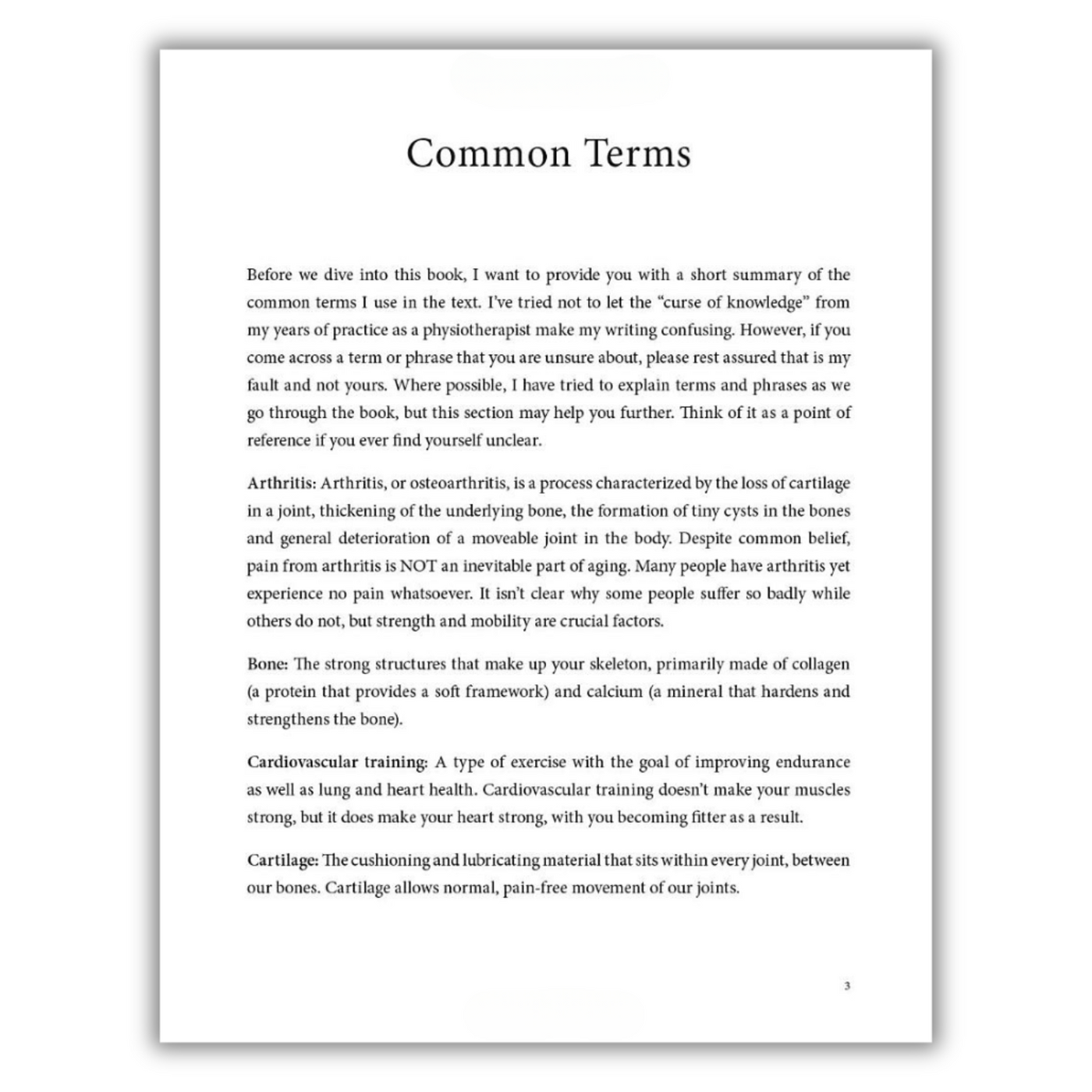 Page 3: Common Terms