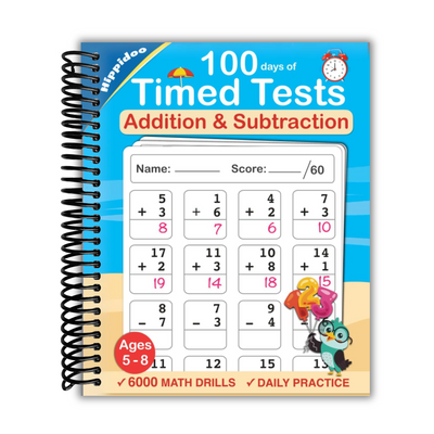 front cover of Timed Tests: Addition and Subtraction Math Drills