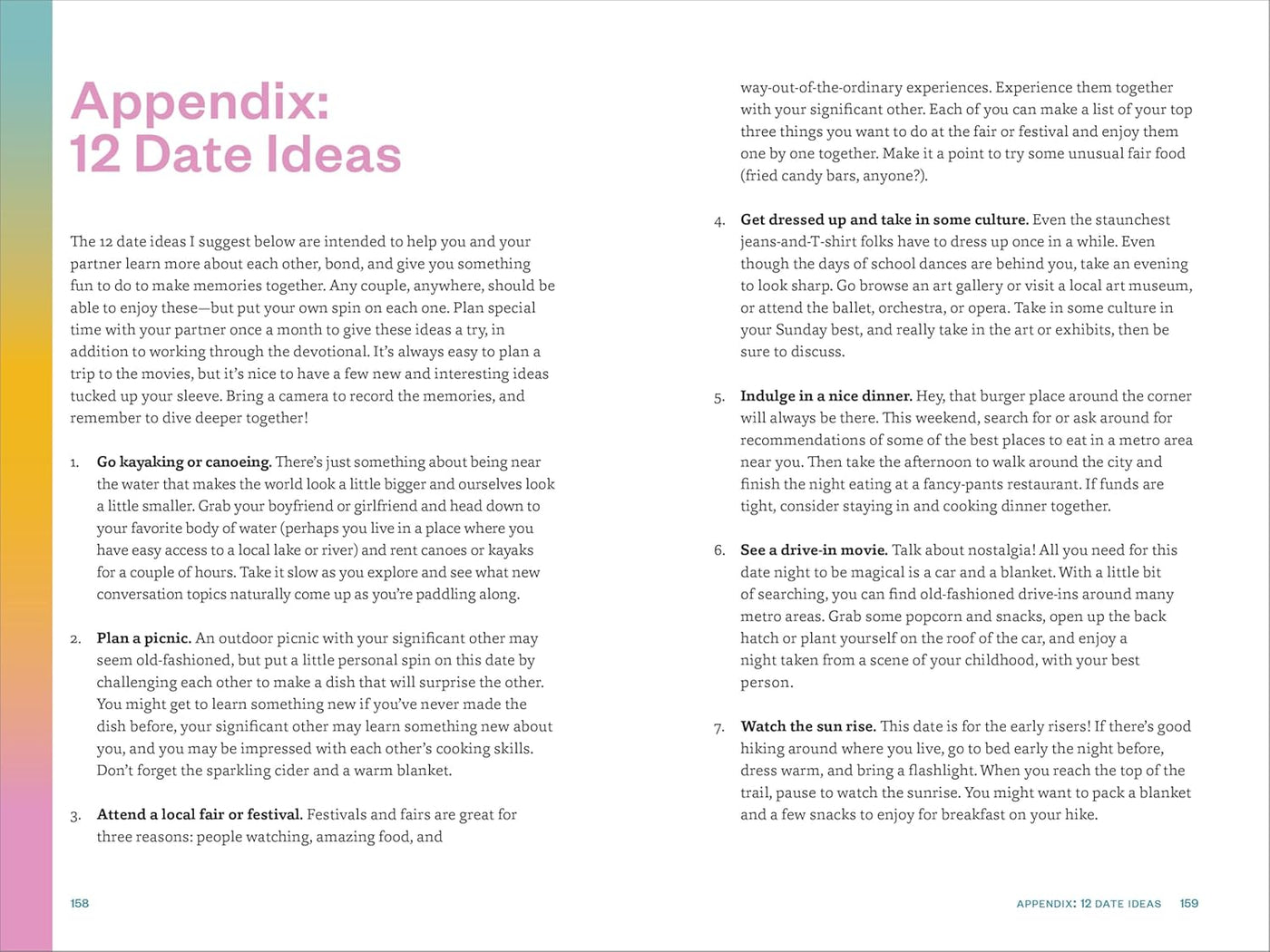 12 Date Ideas