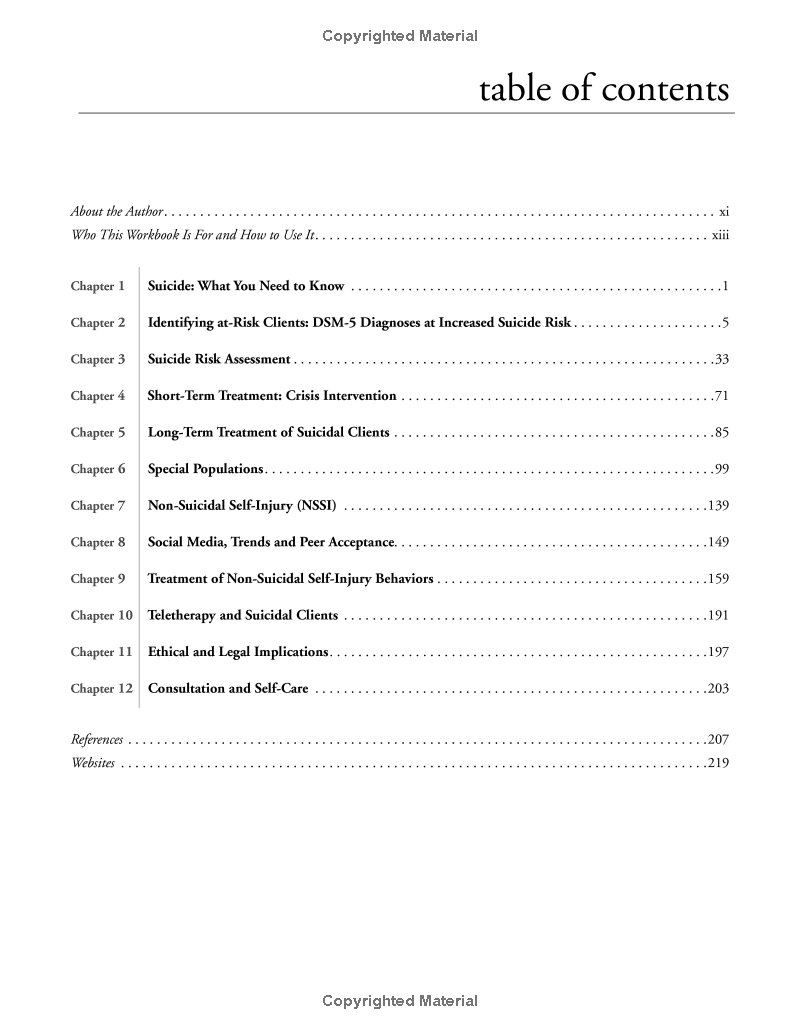 Table of Contents