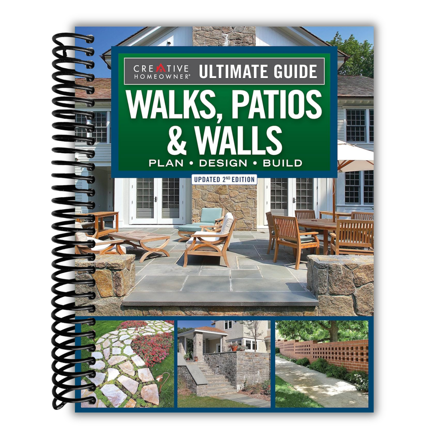 front cover of Ultimate Guide to Walks, Patios & Walls, Updated 2nd Edition