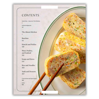 Contents of Umma: A Korean Mom's Kitchen Wisdom and 100 Family Recipes