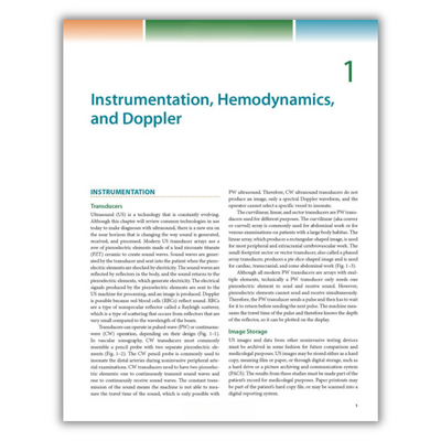 Instrumentation, Hemodynamics, and Doppler