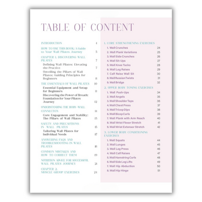 Table of Contents