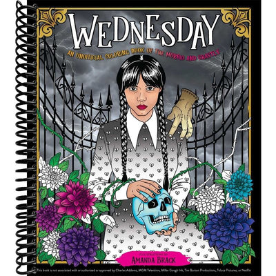 Wednesday: An Unofficial Coloring Book of the Morbid and Ghastly (Unofficial Wednesday Books) front cover