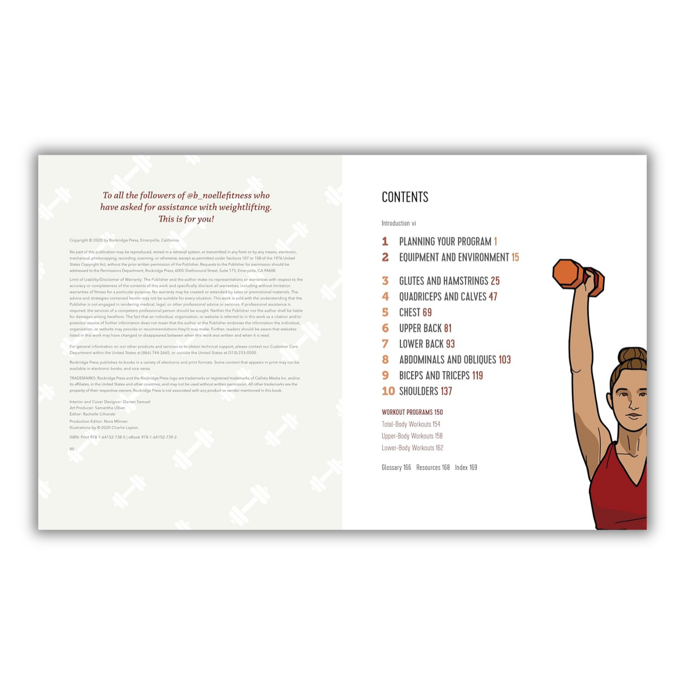 Inside page of Weight Training for Women