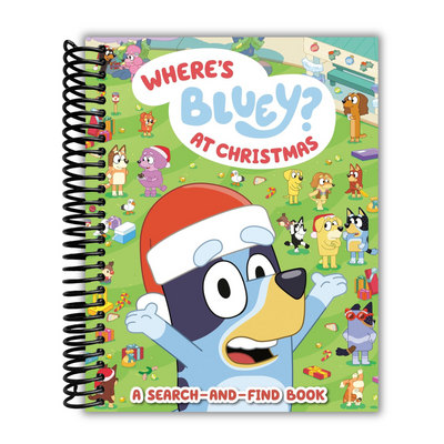 Front cover of Where's Bluey? At Christmas