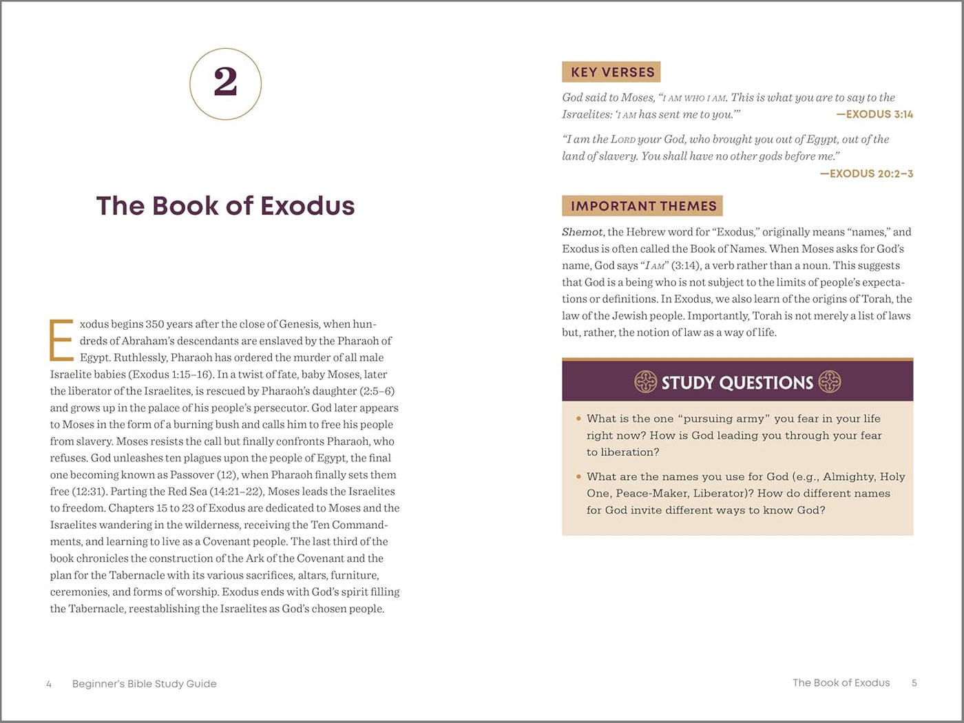 Pages 4 to 5 (Book of Exodus)