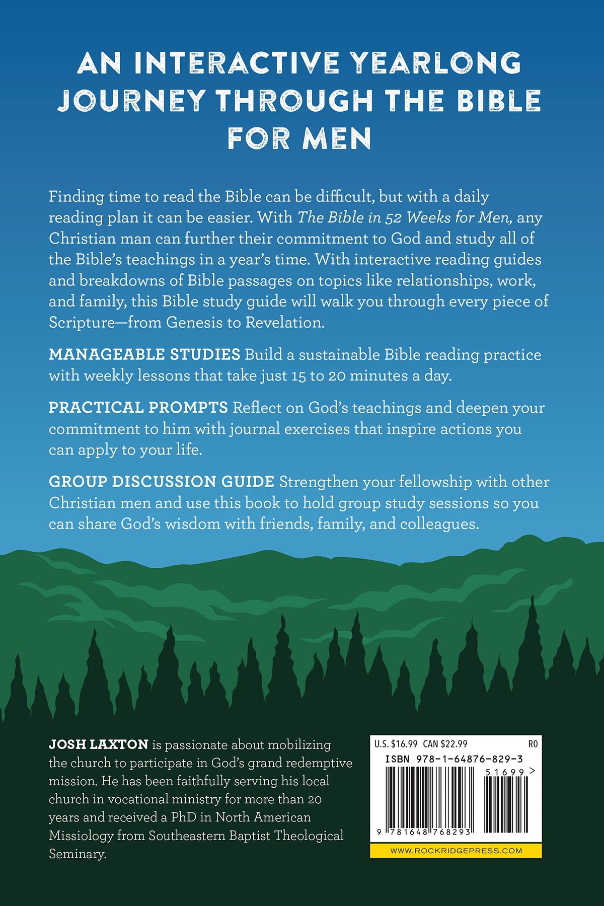 The Bible in 52 Weeks for Men: A Yearlong Bible Study (Spiral Bound ...