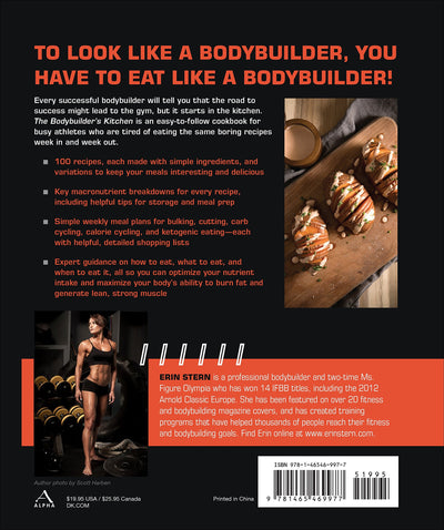 Back cover of The Bodybuilder's Kitchen