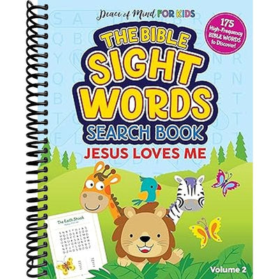 Bible Sight Words Search Book: Jesus Loves Me Book Cover