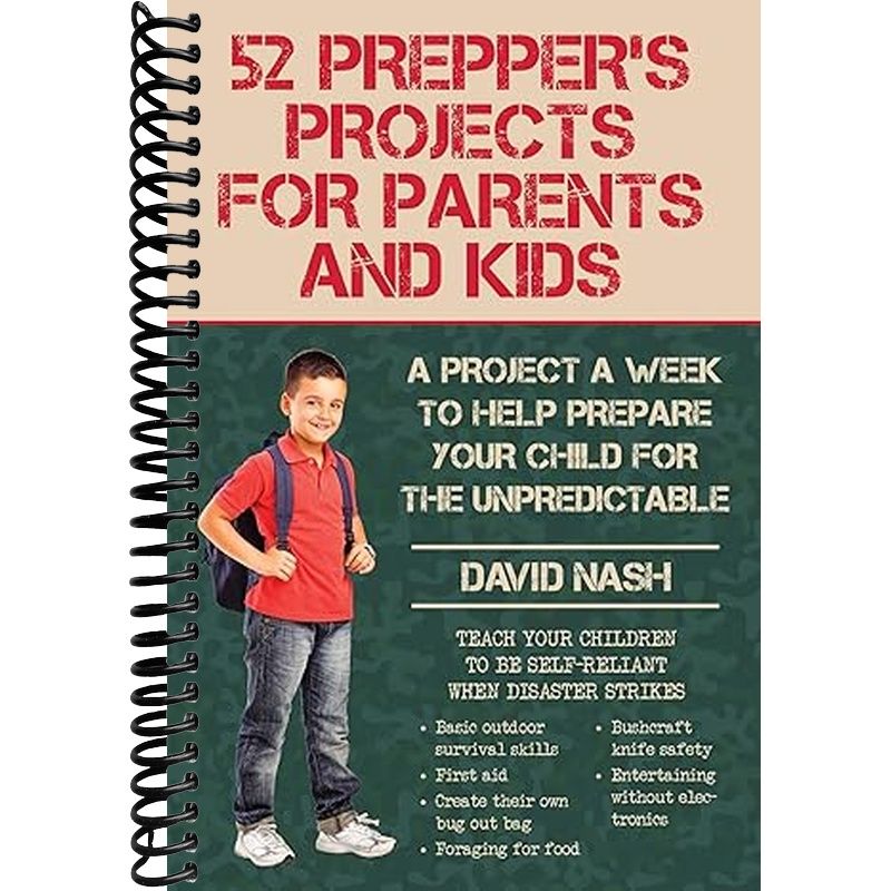 52 Prepper's Projects for Parents and Kids Book Cover