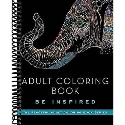 Adult Coloring Book: Be Inspired Book Cover